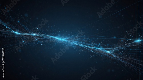 Blue Dynamic Networking Technology Vector Wallpaper background abstract