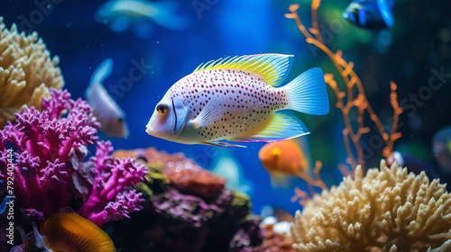 fish in aquarium © Skye Winters