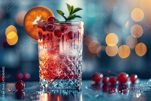 Refresh your senses with this tantalizing alcoholic cocktail photo