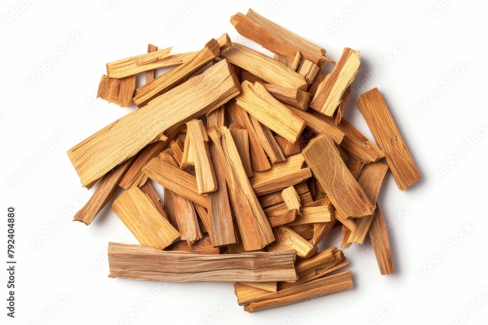 custom made wallpaper toronto digitalSandalwood viewed from above isolated on white background