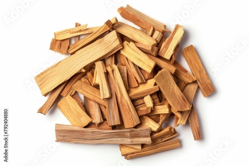 Wallpaper Mural Sandalwood viewed from above isolated on white background Torontodigital.ca