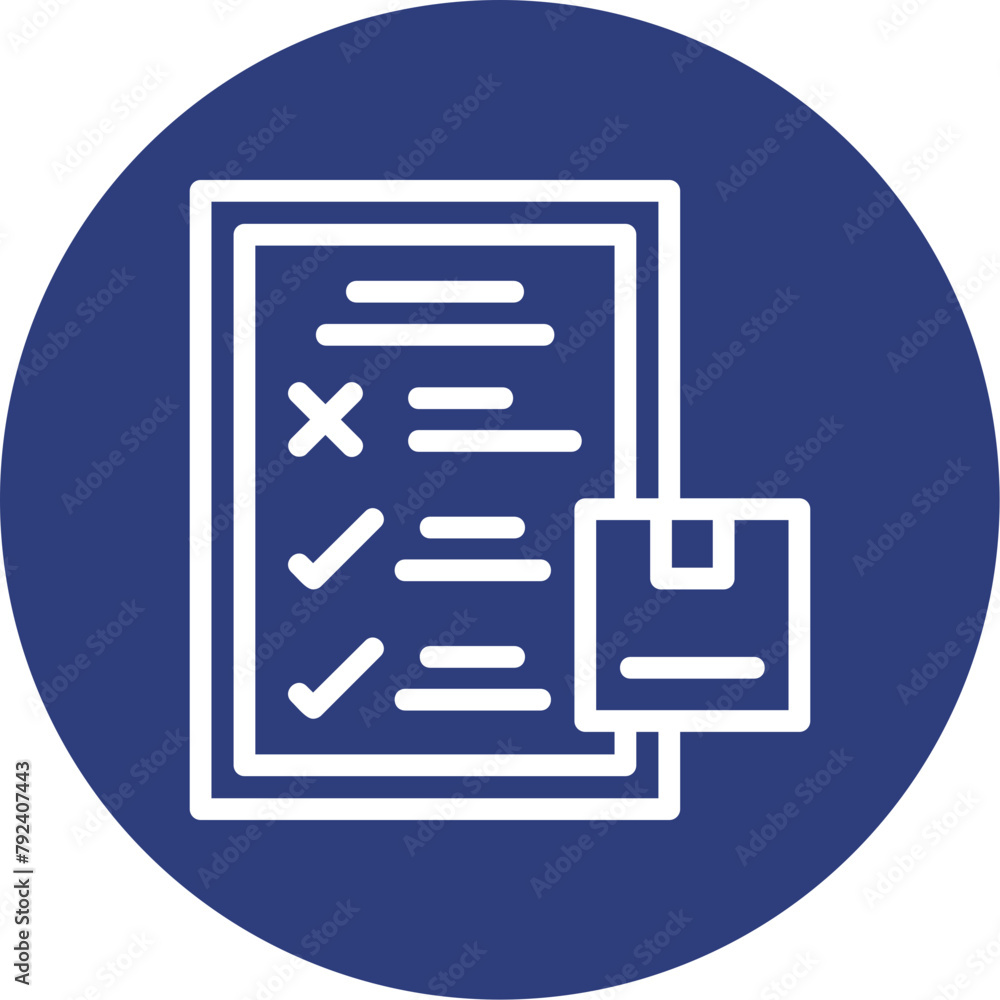 Inspection Checklist Icon Inspection Checklist Icon