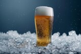 Glass of Beer on Ice