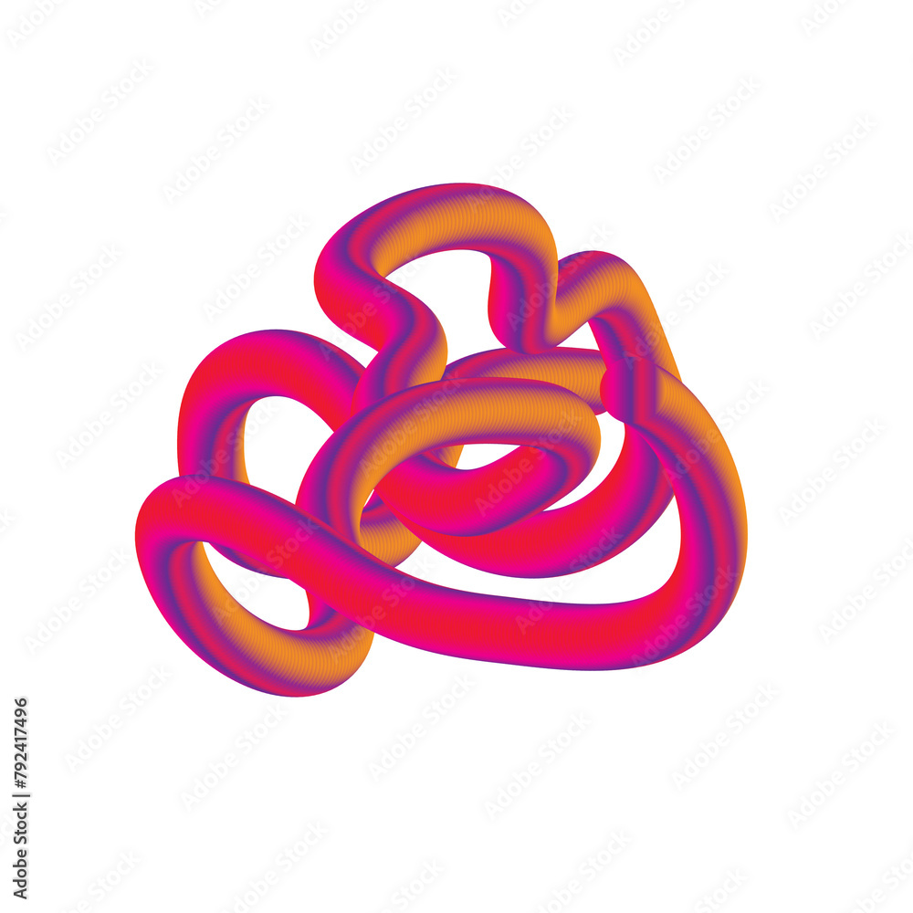 3D shape abstract curved line png image 3D shape abstract curved line png image