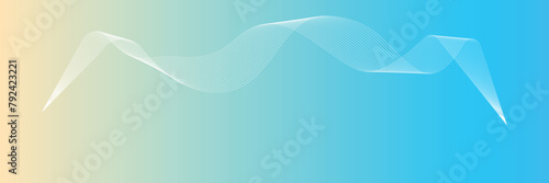 Moccasin color and Deep Sky Blue color gradient with smooth line art Blank background for product display, product advertising backdrop,luxury-3d-background, modern-abstract-background, product 3d.