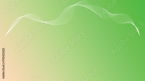 Peach Puff color and Lime Green color gradient with smooth line art Blank background for product display, product advertising backdrop,luxury-3d-background, modern-abstract-background, product 3d.
