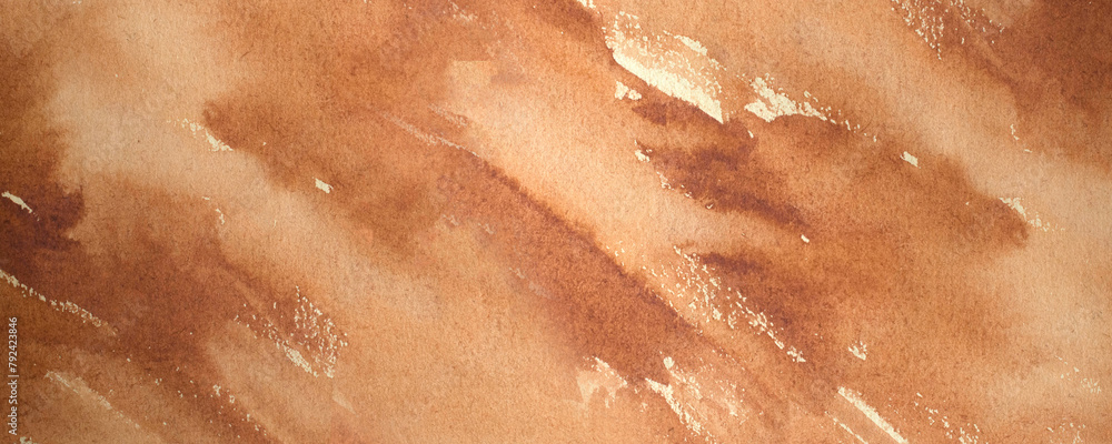 Fototapeta premium Abstract art background brown and beige colors