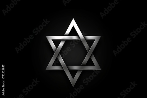 Star of David. Minimalistic style