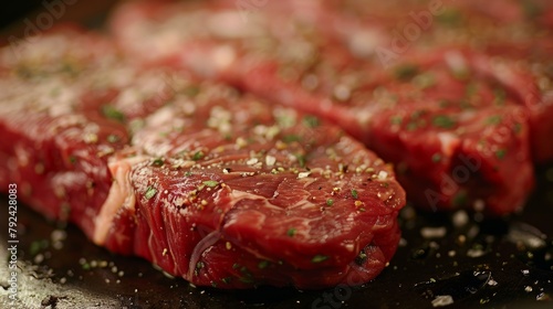 Detailed beef steak textures,