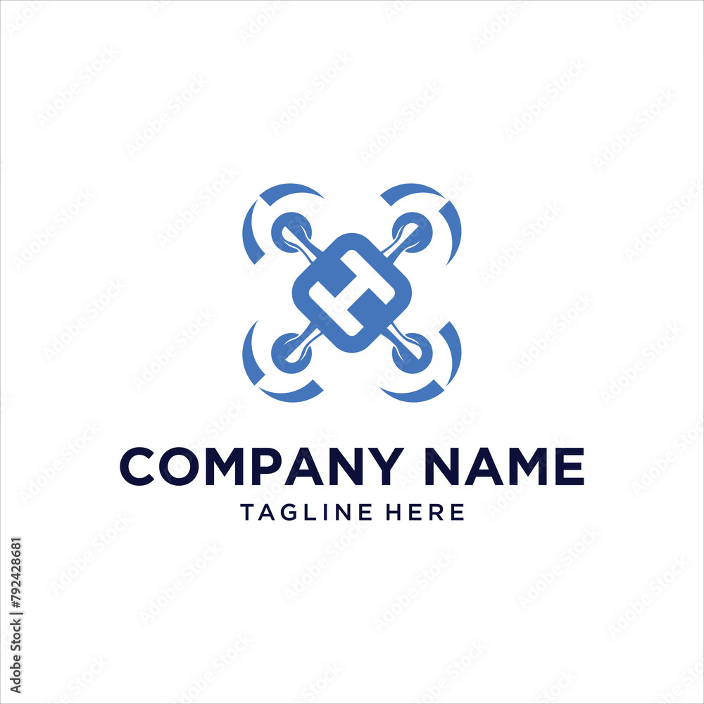 H Drone logo design inspiration, design inspiration, vector H Drone logo design inspiration, design inspiration, vector