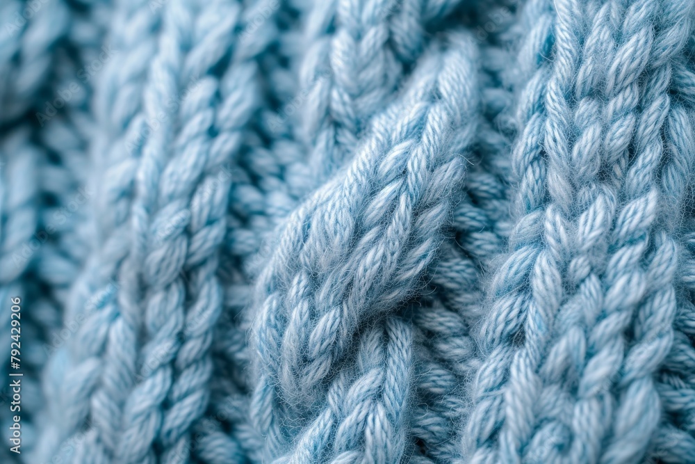 Viscose yarn knitted wool fabric in pastel blue Abstract jersey background with fabric texture Viscose yarn knitted wool fabric in pastel blue Abstract jersey background with fabric texture