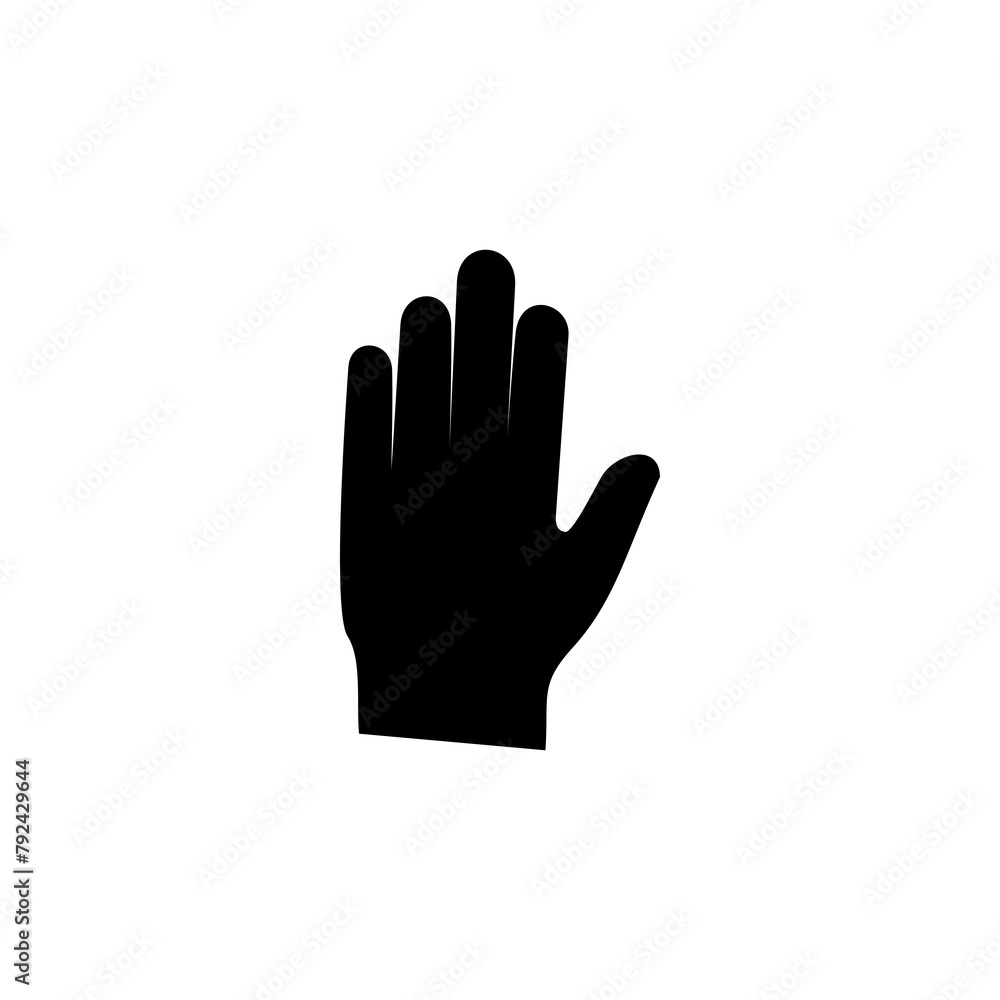 Palm, Hand icon vector, filled flat sign, solid pictogram isolated on white, logo illustration Palm, Hand icon vector, filled flat sign, solid pictogram isolated on white, logo illustration