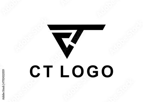 letter ct logo, design, Vector, illustration, creative icon, template
