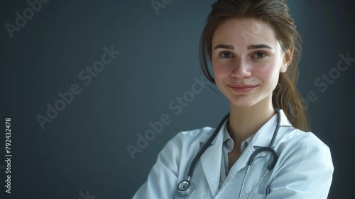 Confident Female Doctor Portrait photo