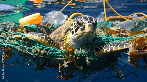 Trapped Turtle Entangled in...