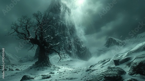 The Underworld Deity in Norse Mythology photo
