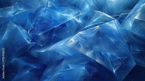 Blue Abstract Background Close Up
