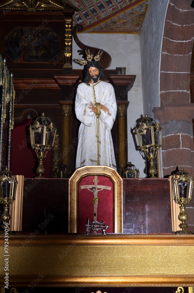 Santa Cruz de Tenerife, Spain 03.21.2018: Chruch Nuestra Senora de la Pena de Francia in Puerto de la Cruz