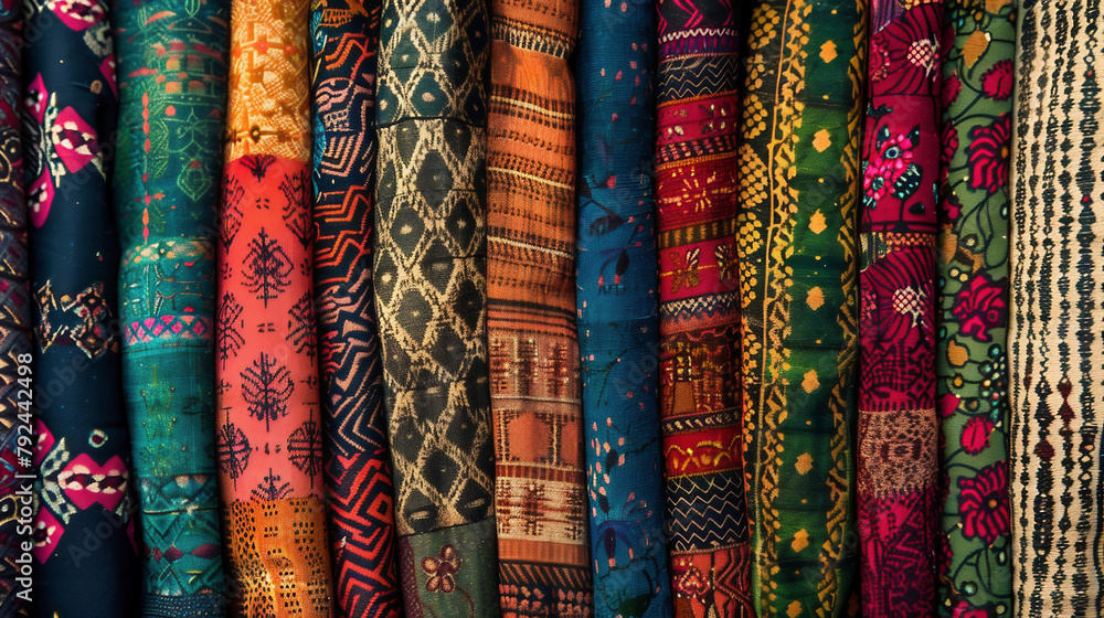 Textured handmade Backgrounds of textiles with unique patterns from India Textured handmade Backgrounds of textiles with unique patterns from India