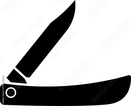 Pocket Knife Vector Illustration