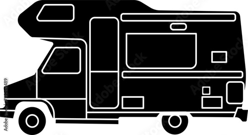 Campervan Vector Illustration