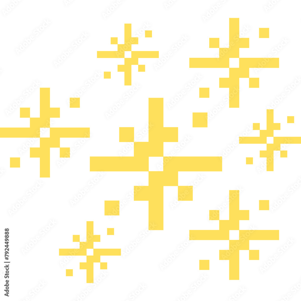 Obraz premium Sparkle Pixel Art