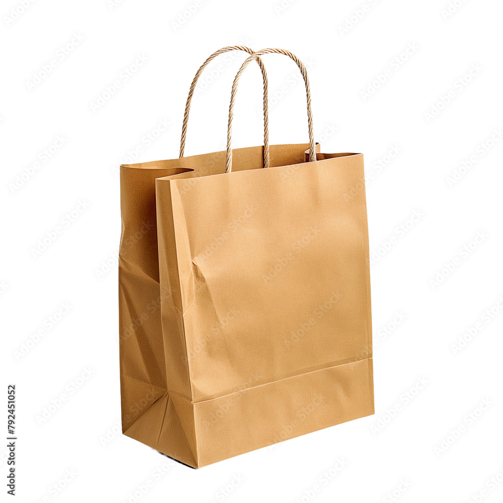 brown paper bag isolated on transparent background brown paper bag isolated on transparent background