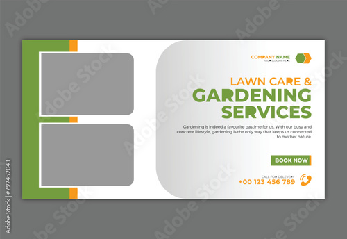 landscaping lawn care postcard, best lawn care Service postcard template, cleaning lawn mowing garden and landscaping mow grass cutting postcard or eddm, every door direct mail design template