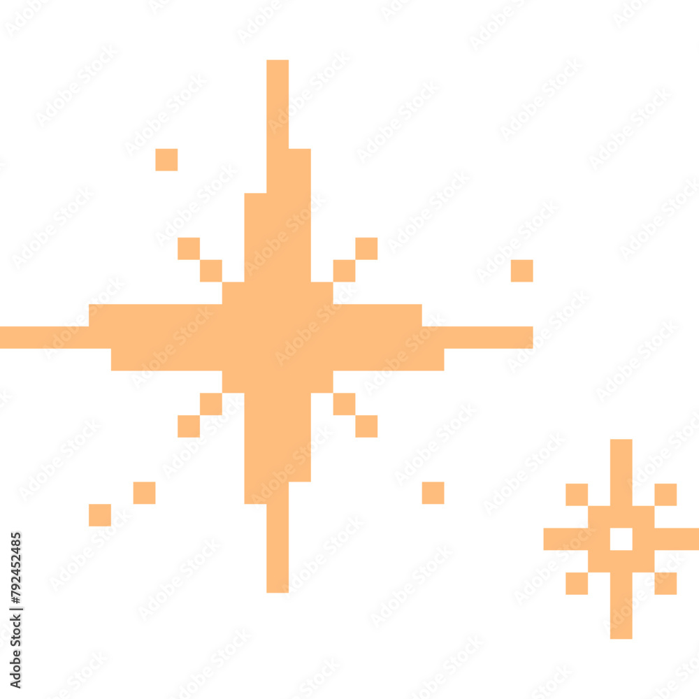 Obraz premium Sparkle Pixel Art