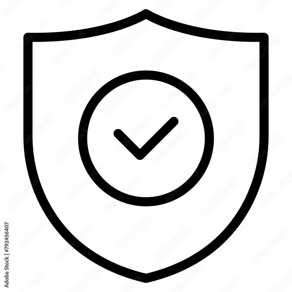 shield with checkmark icon shield with checkmark icon