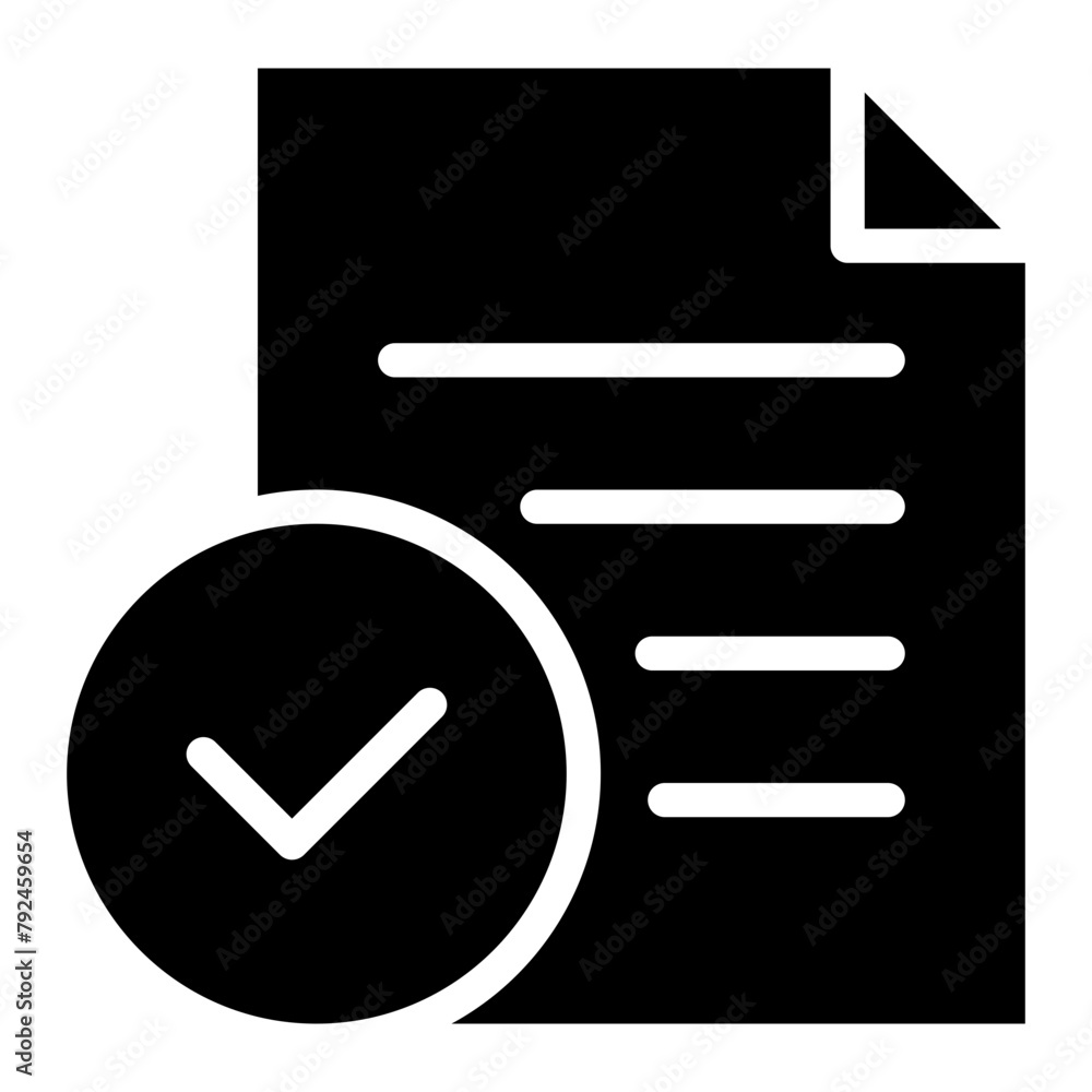 check file approve icon, file document checkmark icon check file approve icon, file document checkmark icon
