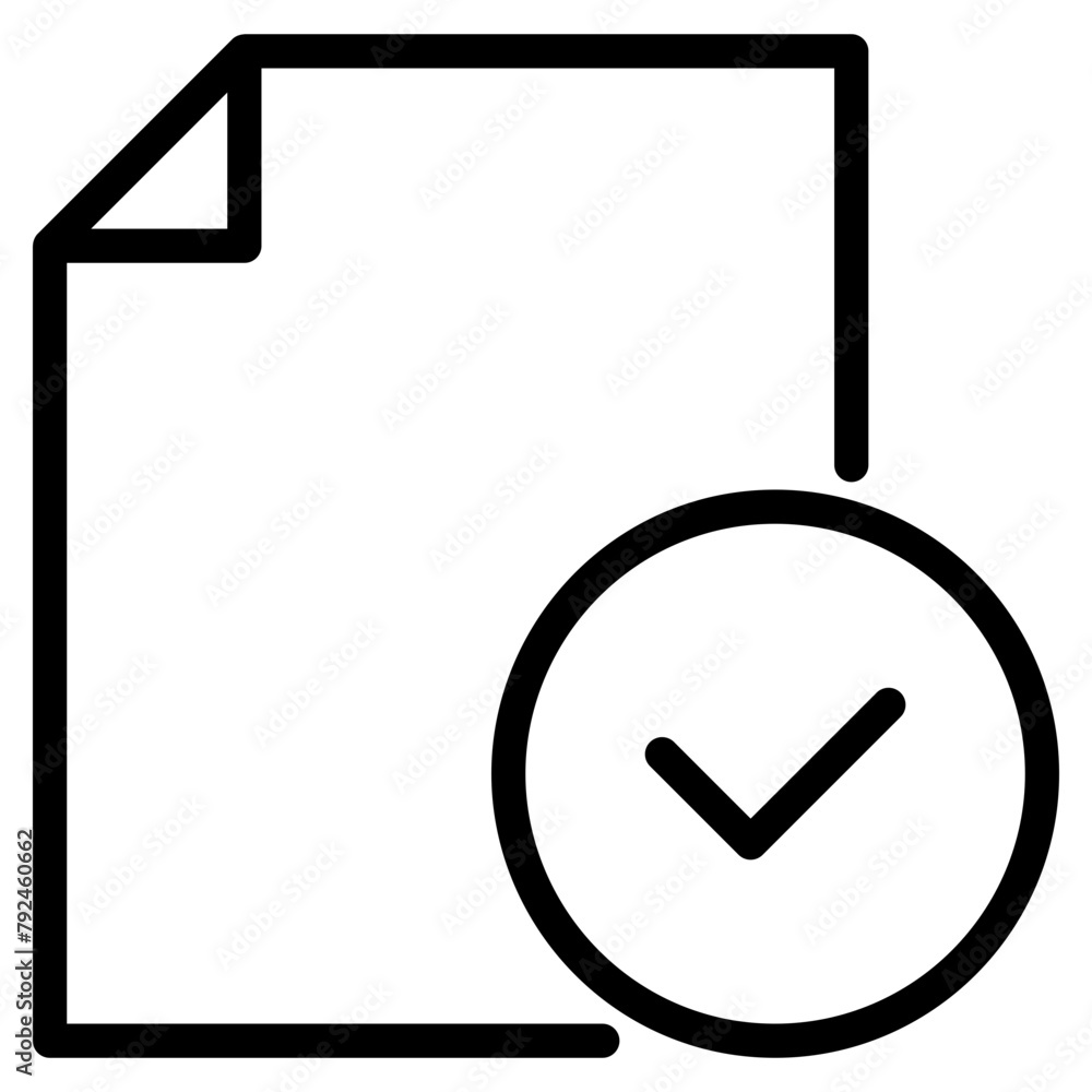 check file approve icon, file document checkmark icon check file approve icon, file document checkmark icon