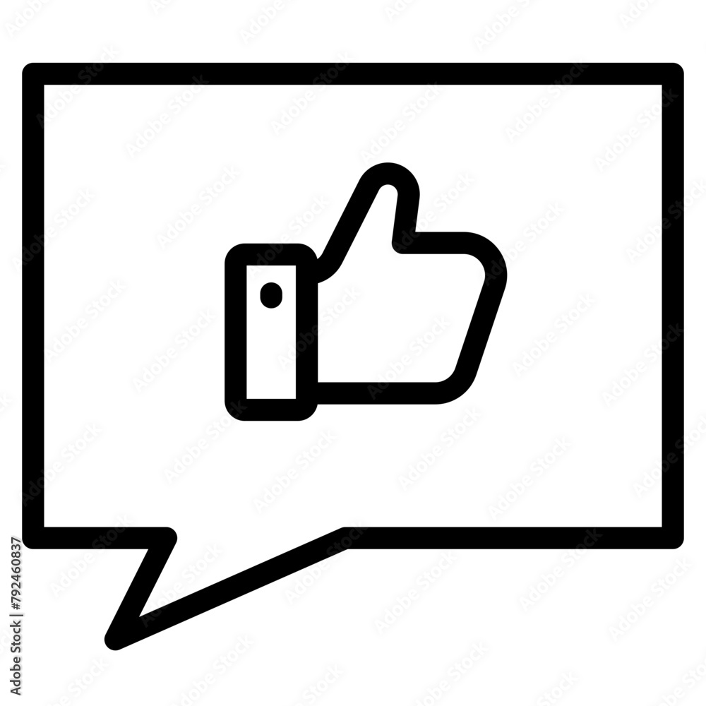 Likes with comment icon. Bubble speech talk with thumb up icon. Testimonials and customer relationship management concept. Likes with comment icon. Bubble speech talk with thumb up icon. Testimonials and customer relationship management concept.