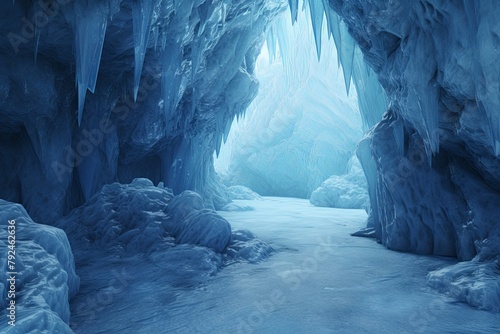 Glacial Ice Texture Packs: Frozen Wonders Inside the Majestic Glacier Cave