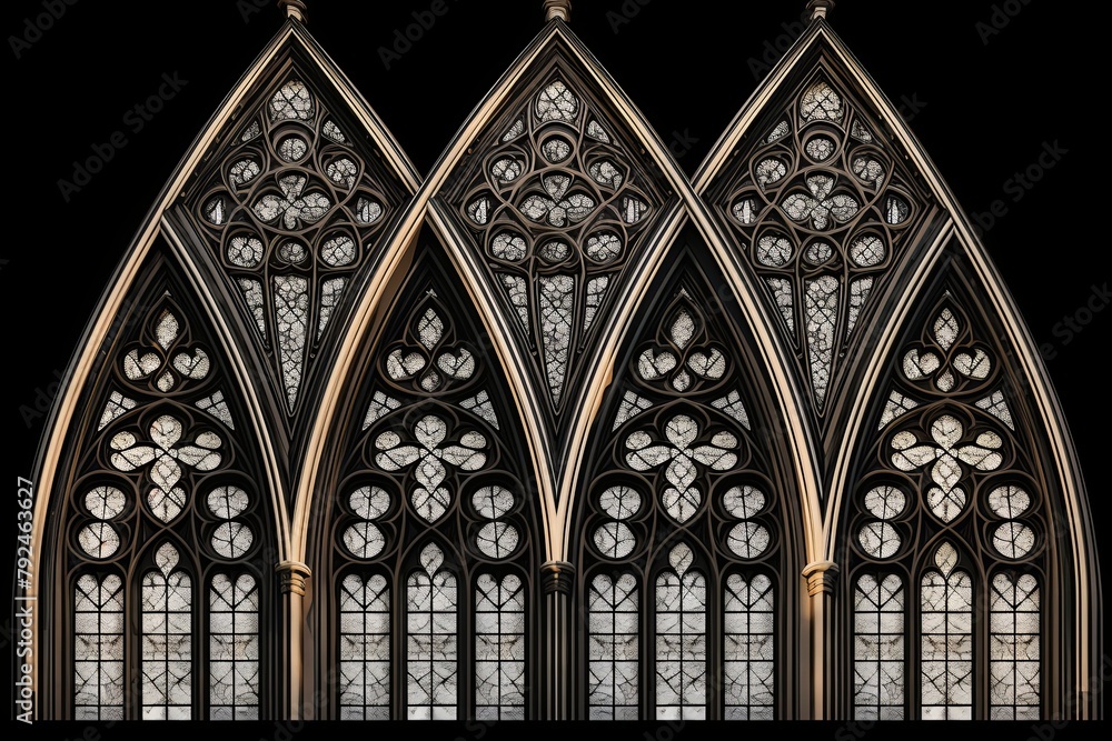 WhatsApp Stickers: Gothic Architecture Social Media Tracery Patterns Unleashed