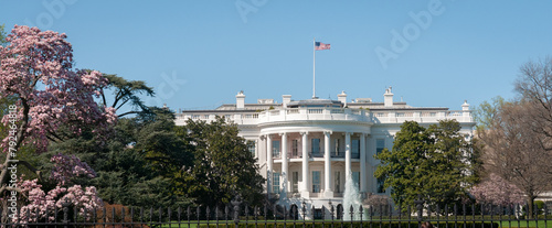 The White House, Official Residence and Workplace of the President of the United States, Located at 1600 Pennsylvania Avenue NW in Washington, D.C. photo