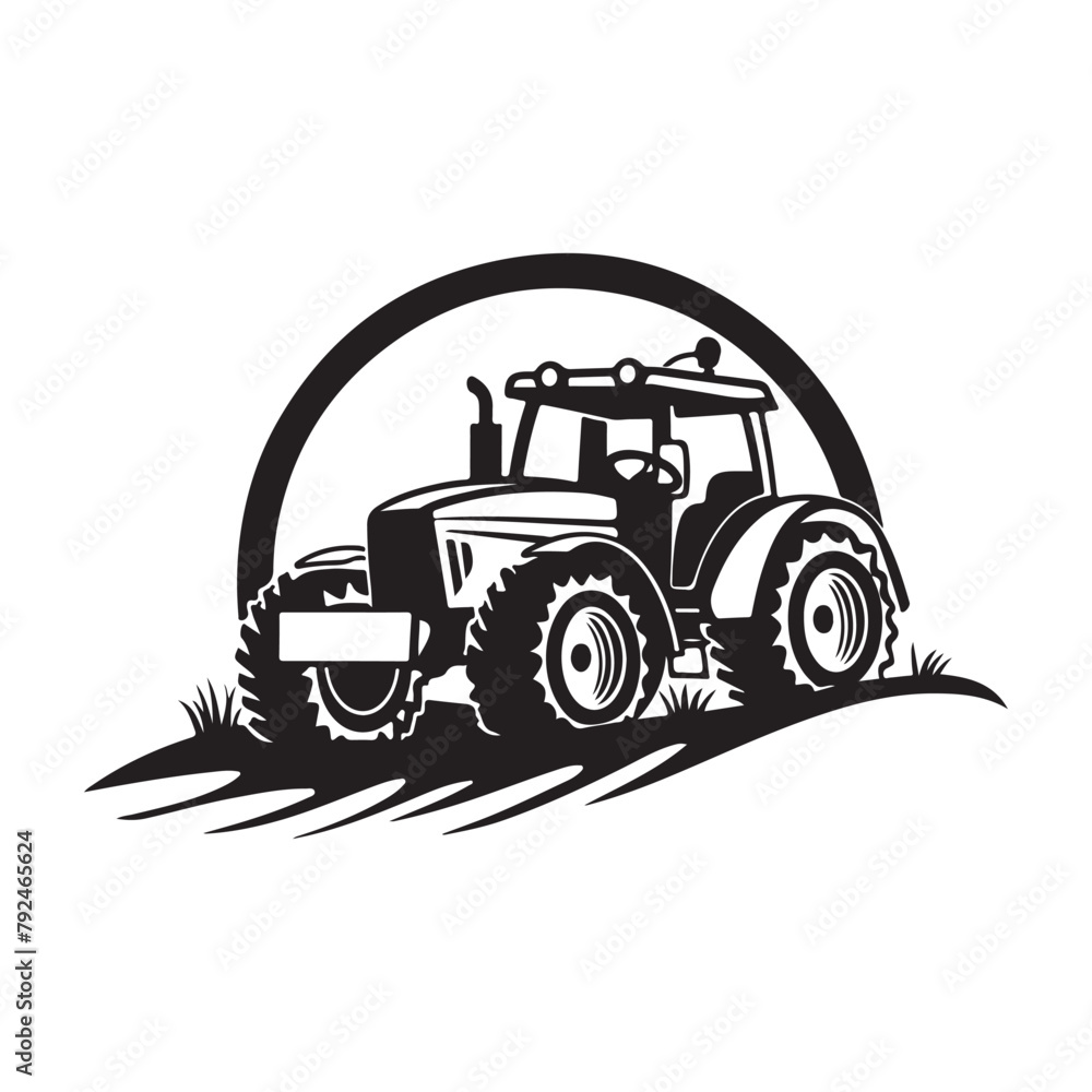 Tractor Vector Images, Design, Art. Tractor isolated on white background Tractor Vector Images, Design, Art. Tractor isolated on white background