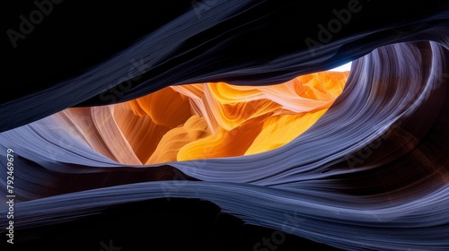 Antelope Canyon in Rich Red and Orange Hues, Majestic Natural Beauty, Popular Tourist Attraction - Travel & Tourism