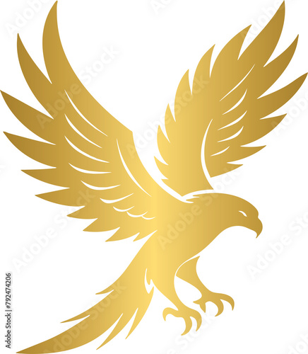 Canvastavla Golden eagle, gold eagle