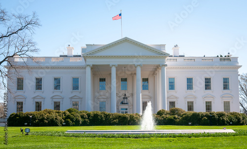 The White House, Official Residence and Workplace of the President of the United States, Located at 1600 Pennsylvania Avenue NW in Washington, D.C.