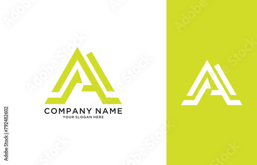 A-letter emblem, adorned with a symbol of growth, a testament to the resilience and innovation of startups, IT wizards, trading tycoons, internet pioneers, photo