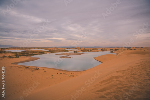 Gobi Desert of Inner Mongolia around Wuhai, China.