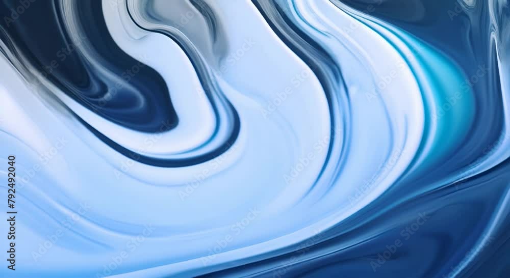 Cobalt Currents, A Flow of Blue and White Marble Cobalt Currents, A Flow of Blue and White Marble