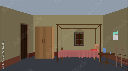 Indian Village house Indoor design | poor home inside design | Indian village background | mud house interior design