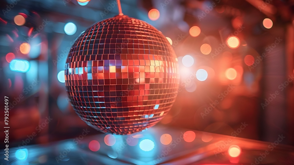 Guide to setting up mirror ball for disco or ambiance. Concept Mirror ball setup