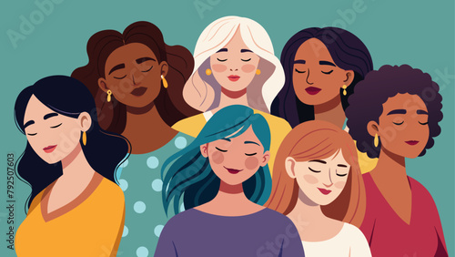 group of woman in diversity