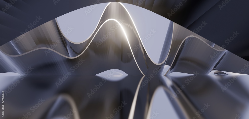Futuristic architecture background 3d render Futuristic architecture background 3d render