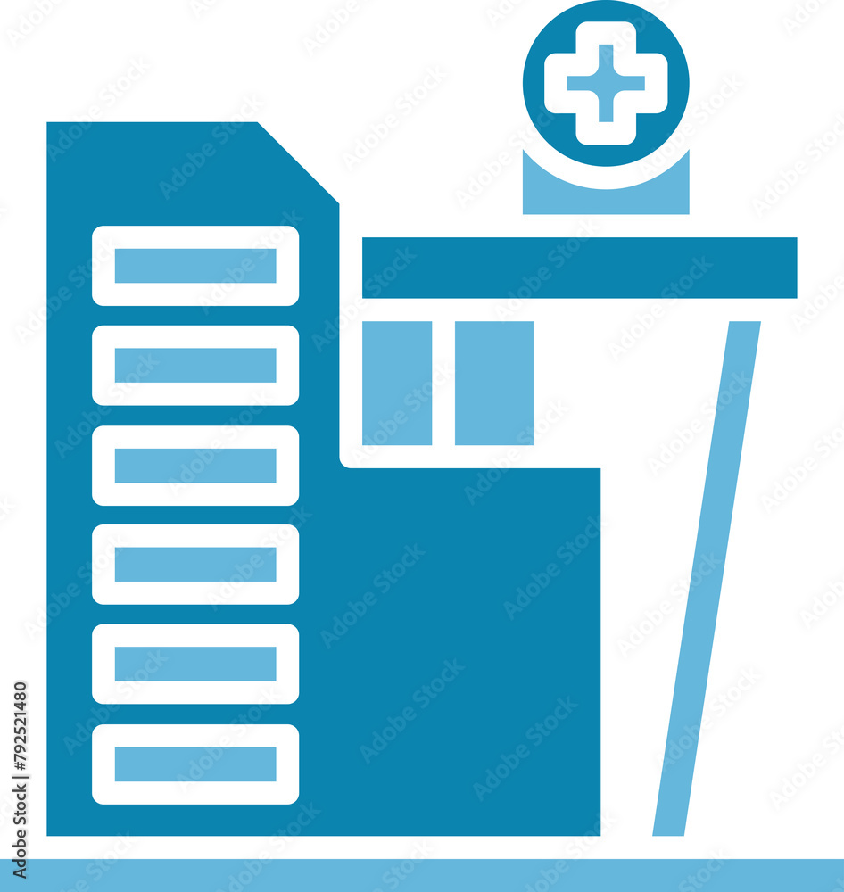 Hospital Building Icon Hospital Building Icon
