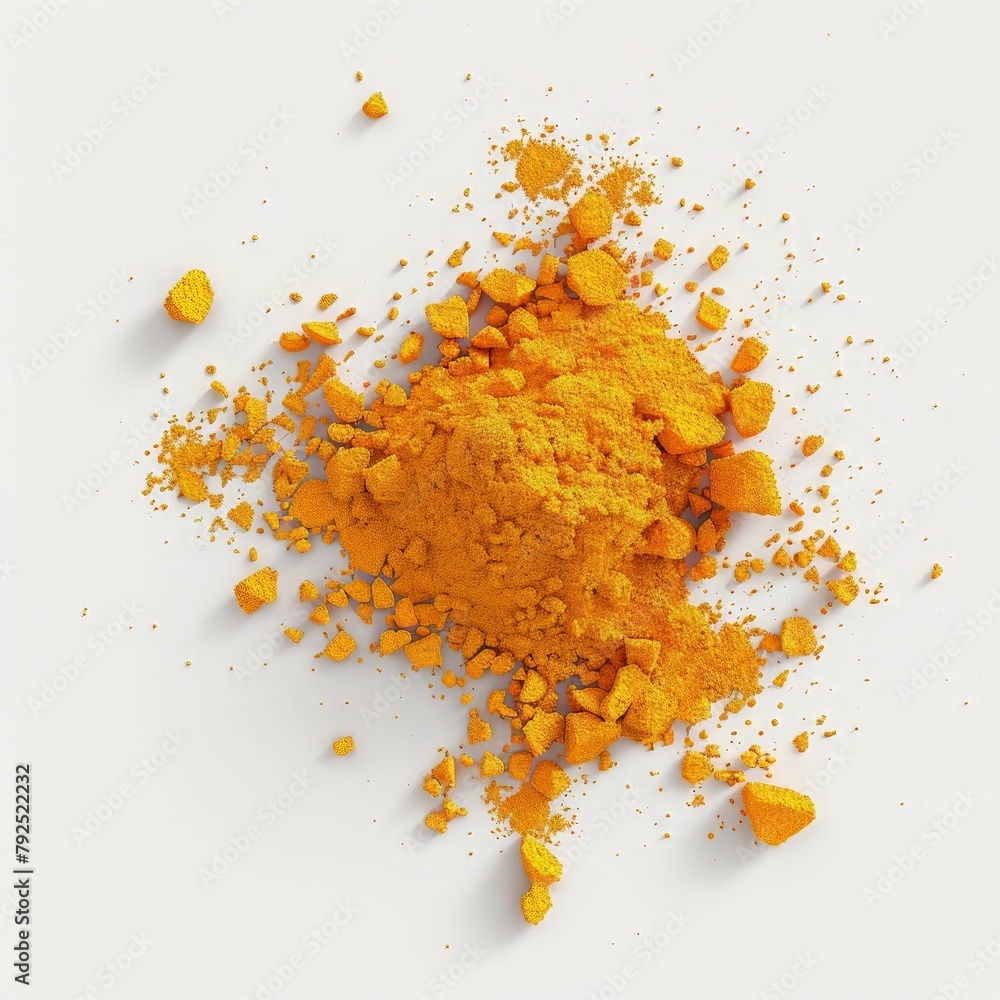 Turmeric Explosion - Vibrant Powder and Pieces