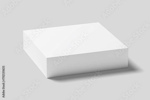 Realistic Gift Box Packaging Illustration for Mockup. 3D Render. (ID: 792530635)